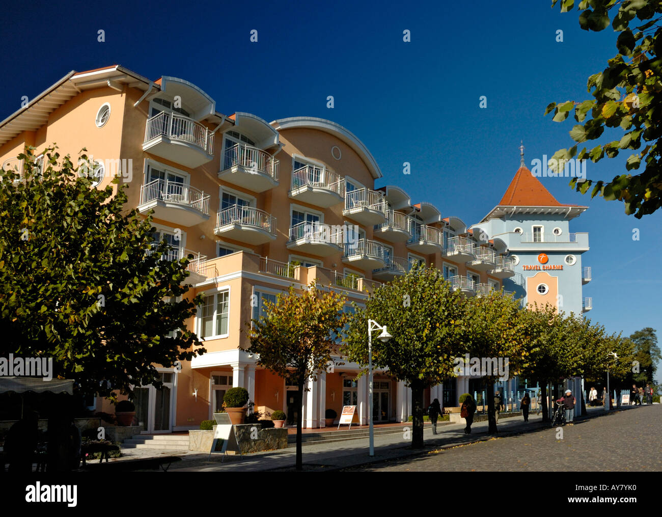 Kurhaus Hotel, Ostseebad Sellin, Insel Rügen, Deutschland. Stockfoto