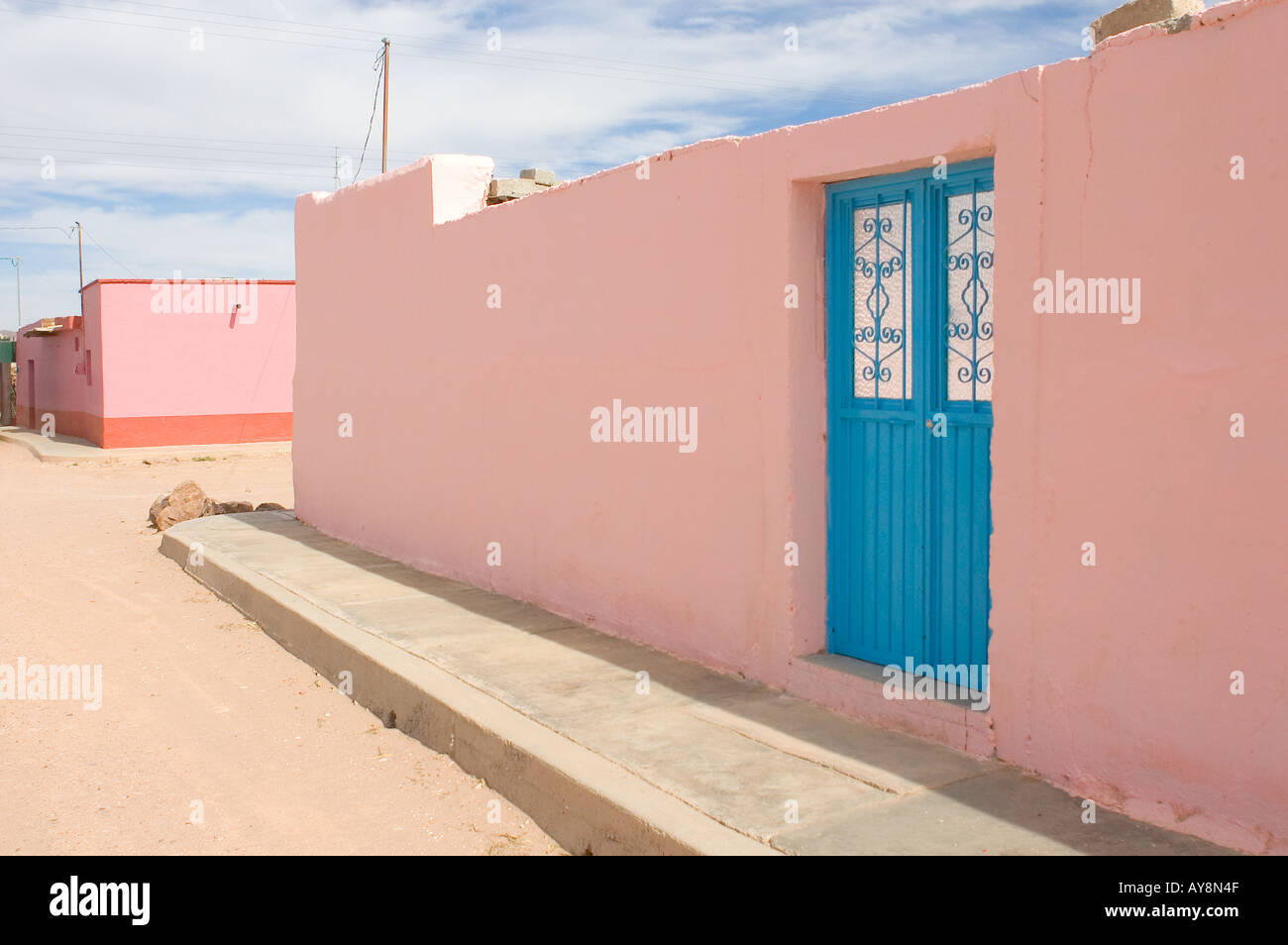 Das kleine Dorf von Francisco I ist Madero Zacatecas liegt ca. 5 km von Peñoles Corporation s Madero mine Stockfoto