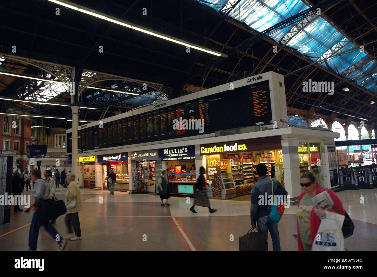 London Victoria Station in Stadt von Westminster, Großbritannien Stockfoto