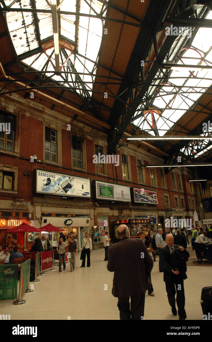 London Victoria Station in Stadt von Westminster, Großbritannien Stockfoto