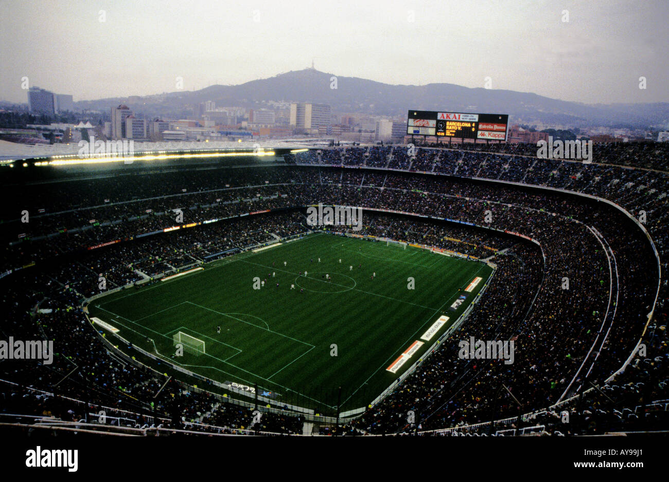 Camp Nou, Heimat des FC Barcelona Football Club, Katalonien, Spanien. Stockfoto