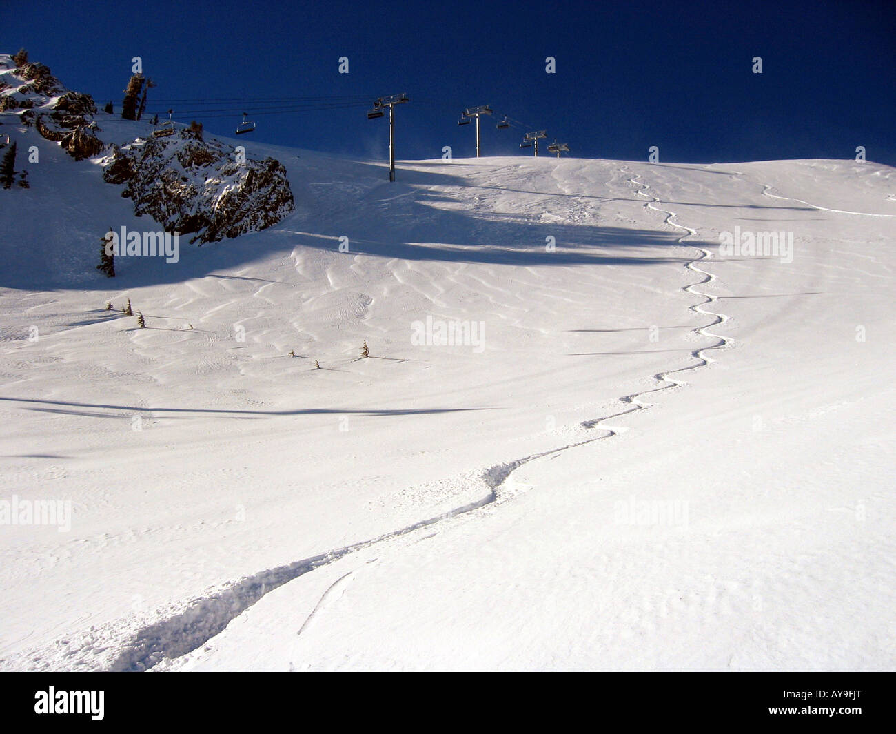 SQUAW VALLEY OLYMPISCHEN TAL TAHOE CITY KALIFORNIEN USA AMERIKA VEREINIGTE STAATEN Stockfoto