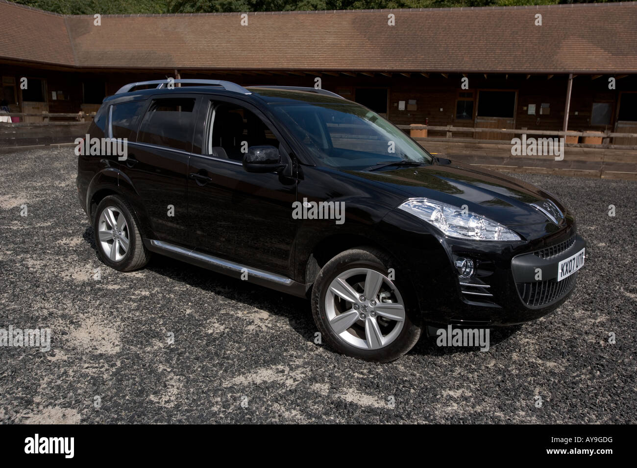 PEUGEOT 4007 SCHWARZ 2008 Stockfoto