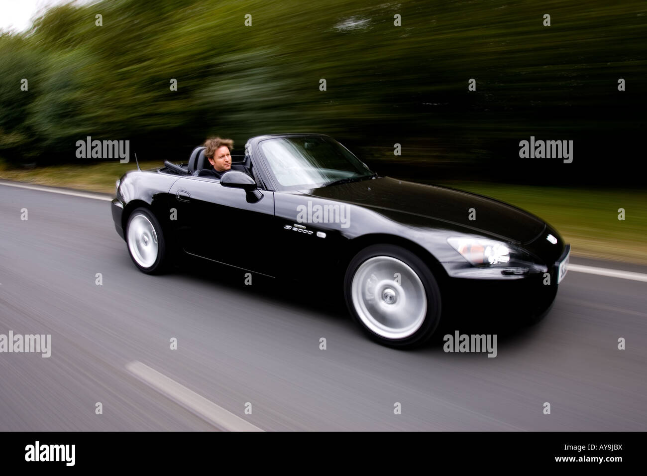 JAMES MARTIN FAHREN HONDA S 2000-2008 Stockfoto