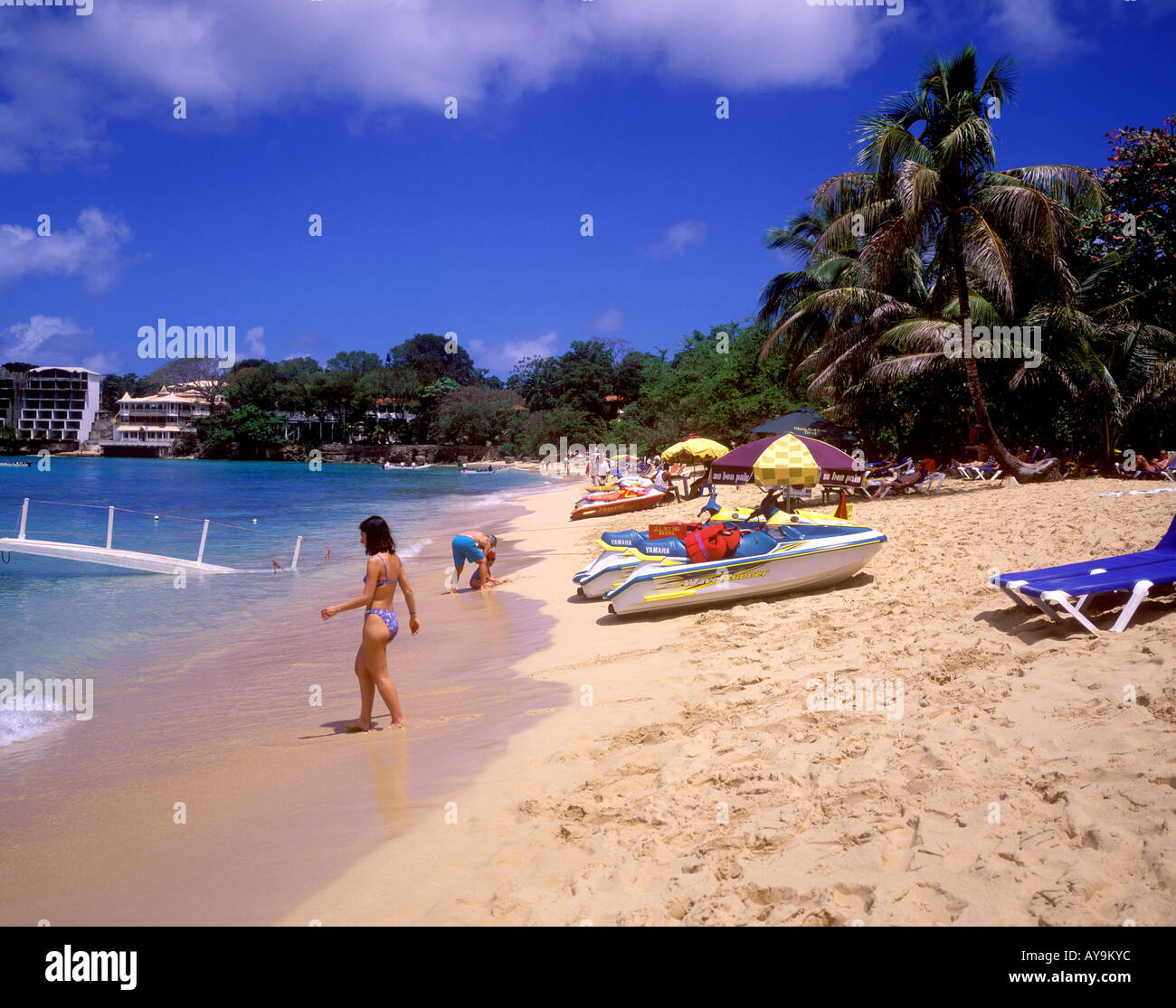 Dominikanische Republik - Sosua Strand Stockfoto