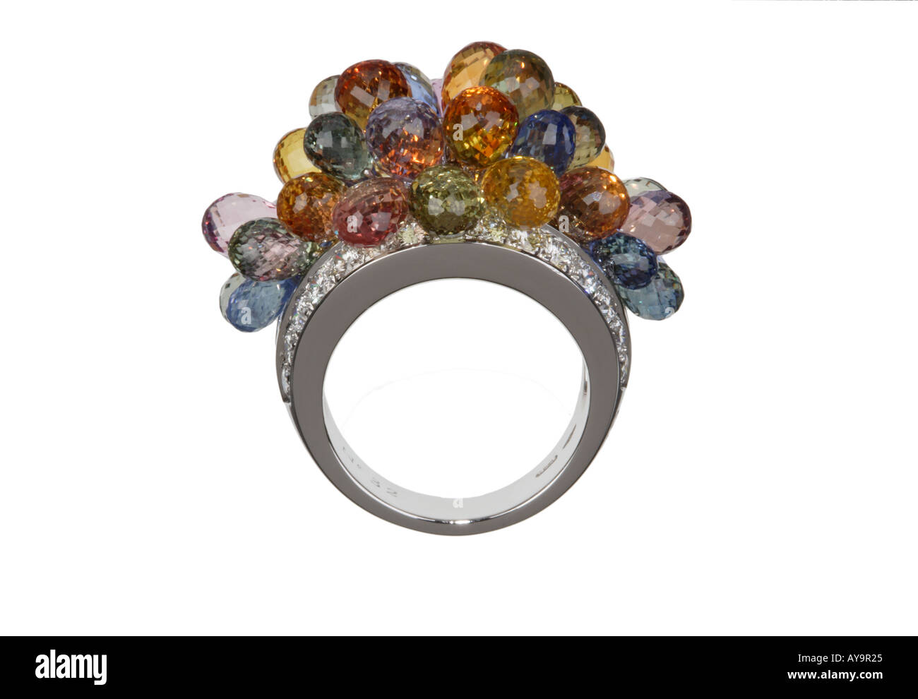 Graff jeweled ring Stockfoto