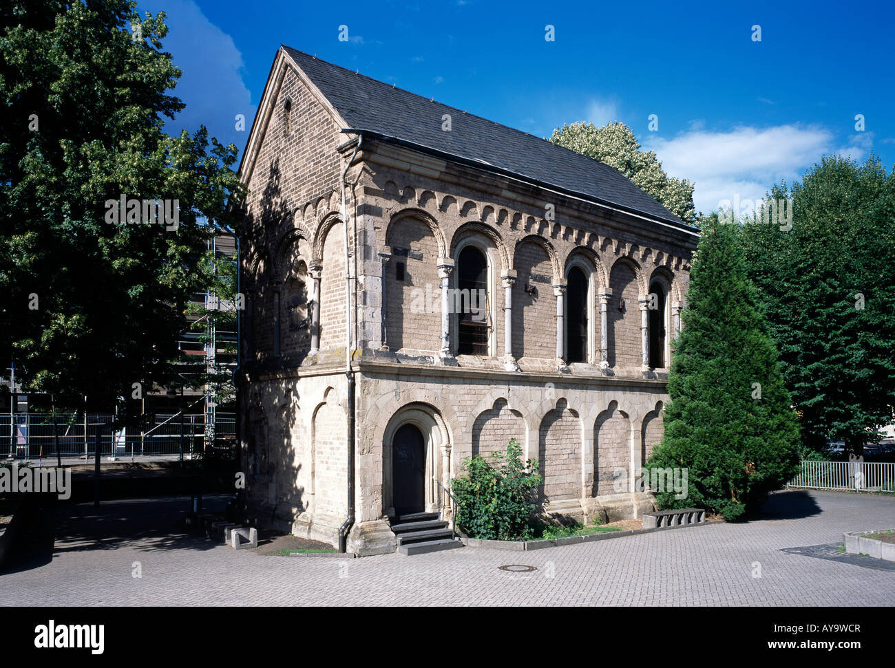 Andernach, Thomaskapelle, Doppelkapelle, Blick von Südwesten Stockfoto