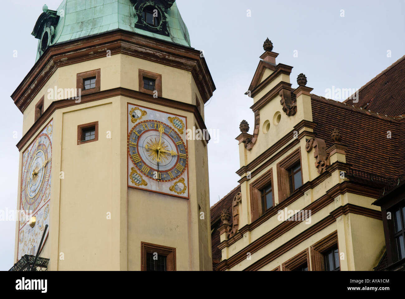 Altes Rathaus (Old City Hall) Leipzig, Deutschland Stockfoto