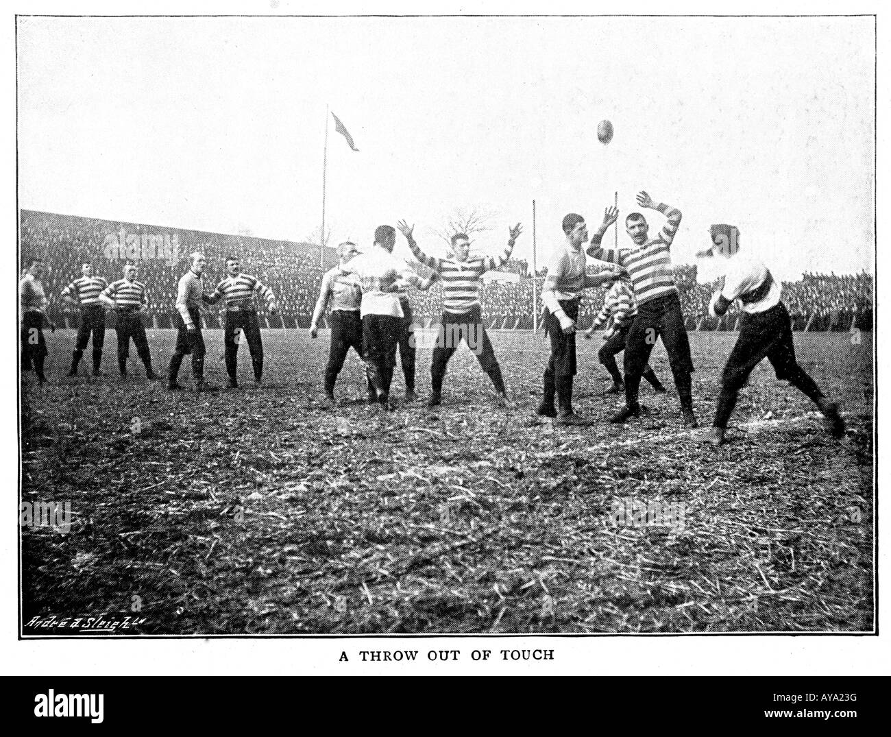Rugby football 19th century Fotos und Bildmaterial in hoher Auflösung