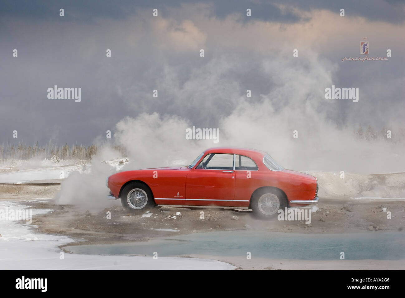 Ferrari 212 Europa Pinin Farina Berlinetta, gebaut 1953 Stockfoto
