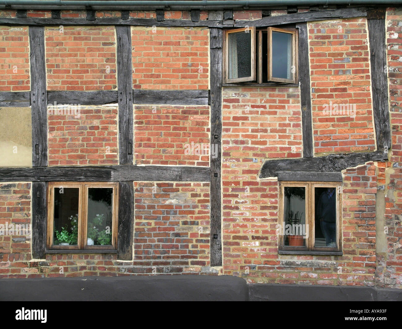 Außenseite des georgischen Haus Architektur in England Großbritannien UK alten Baustil design Stockfoto