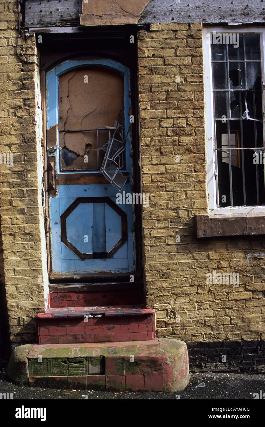 Verfallenes Haus In Stoke-on-Trent Stockfoto