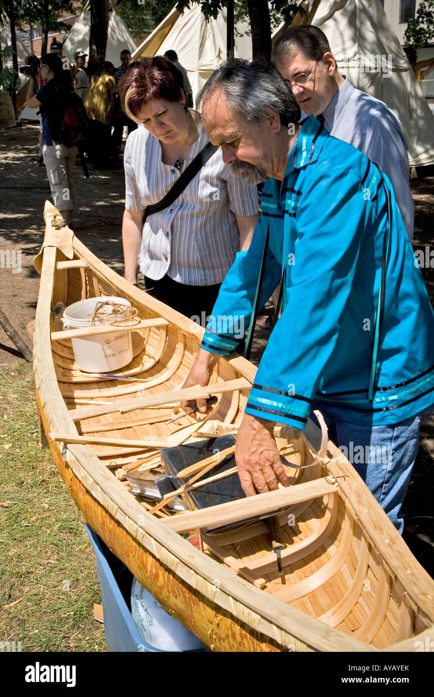Erste Peoples' Festival in Montreal, Kanada. Stockfoto