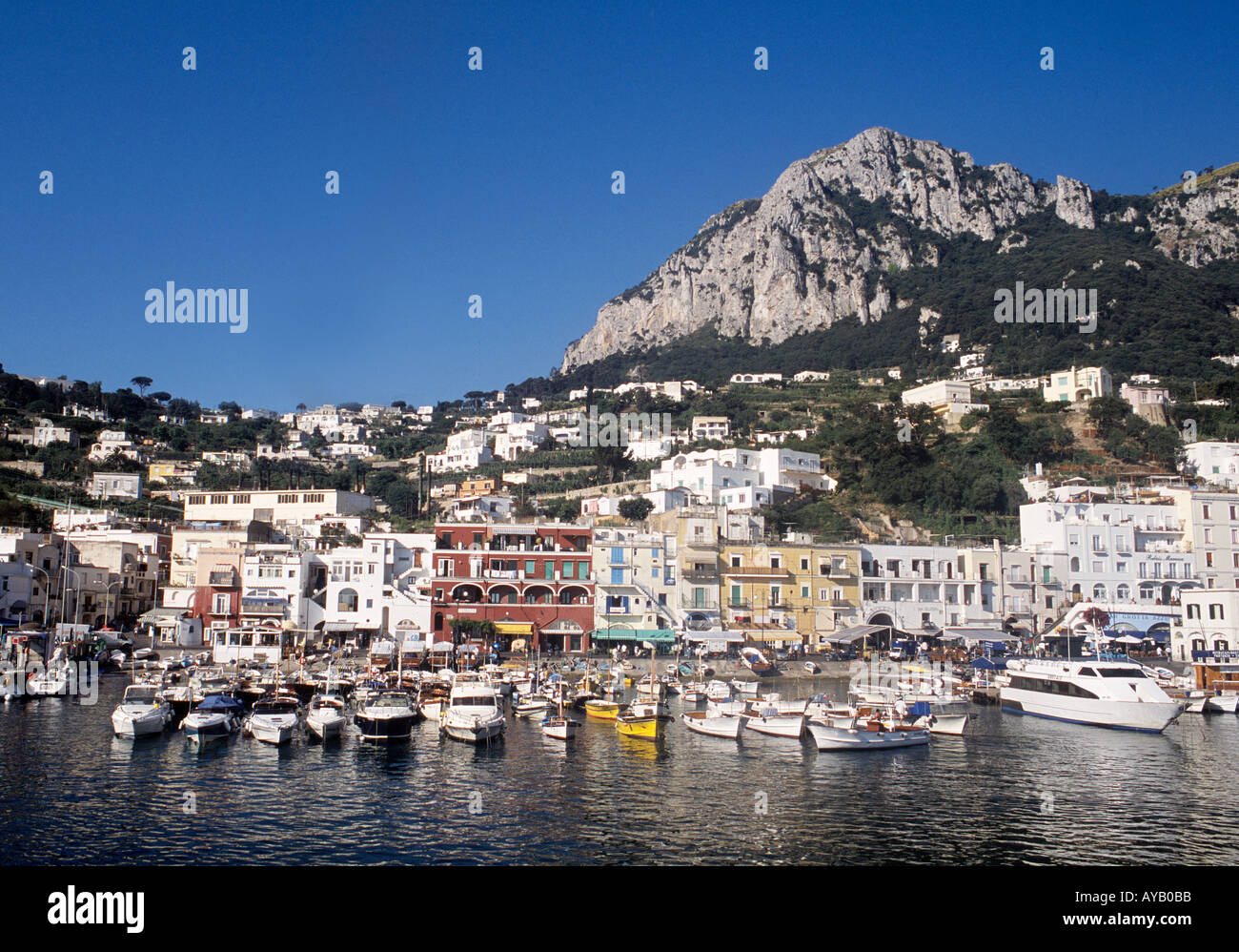 Insel Capri, Haupthafen. Italien Stockfoto