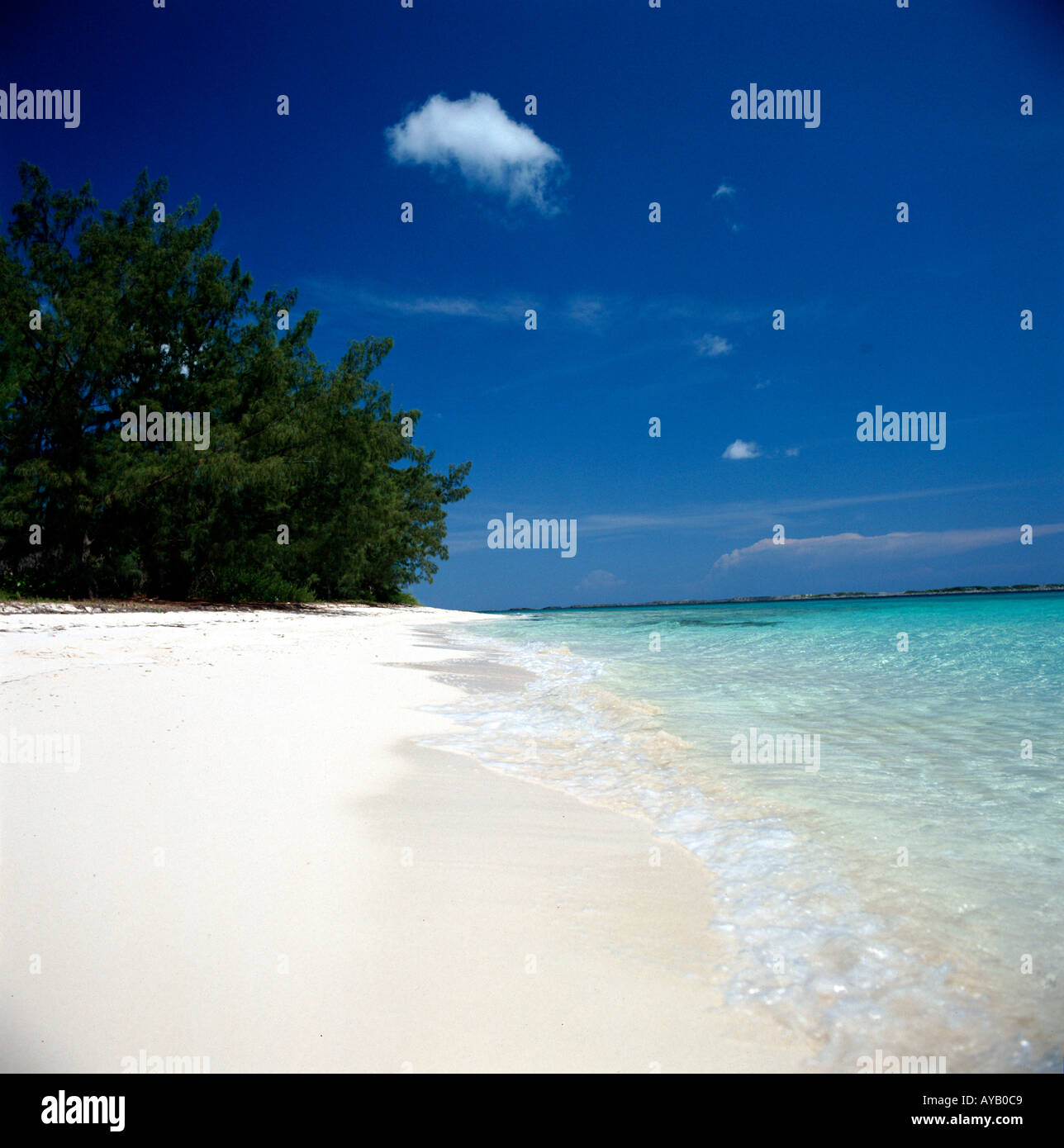 Strand von Nassau Bahamas Stockfoto
