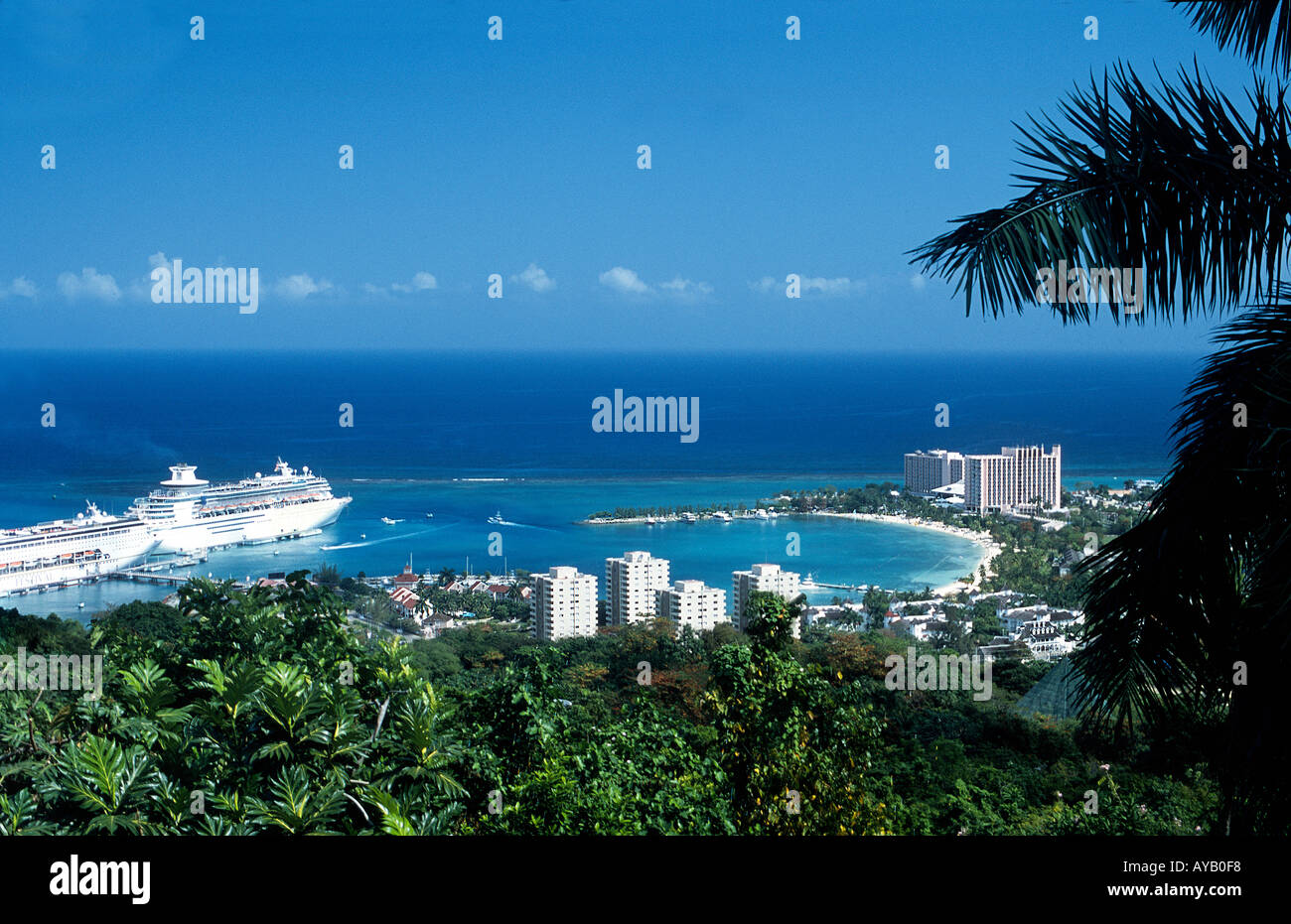 Ocho Rios auf Jamaika Stockfoto