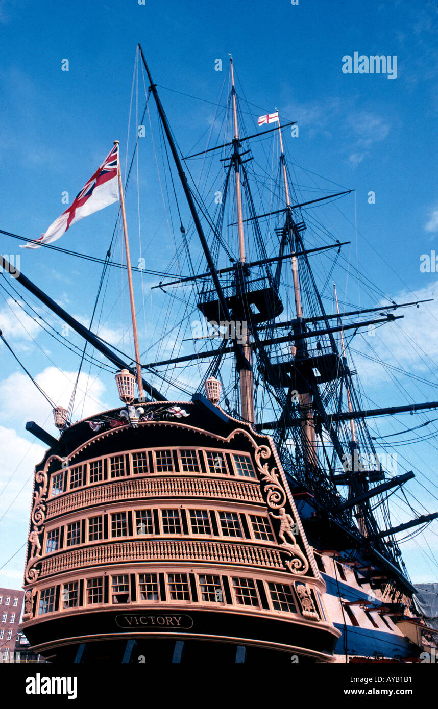 HMS Victory Portsmouth Stockfoto