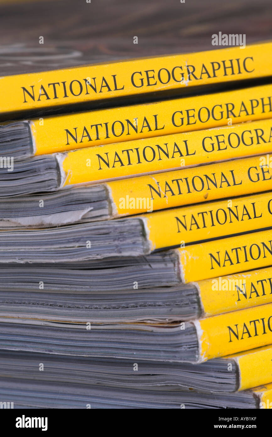 National Geographic Magazine Stockfoto