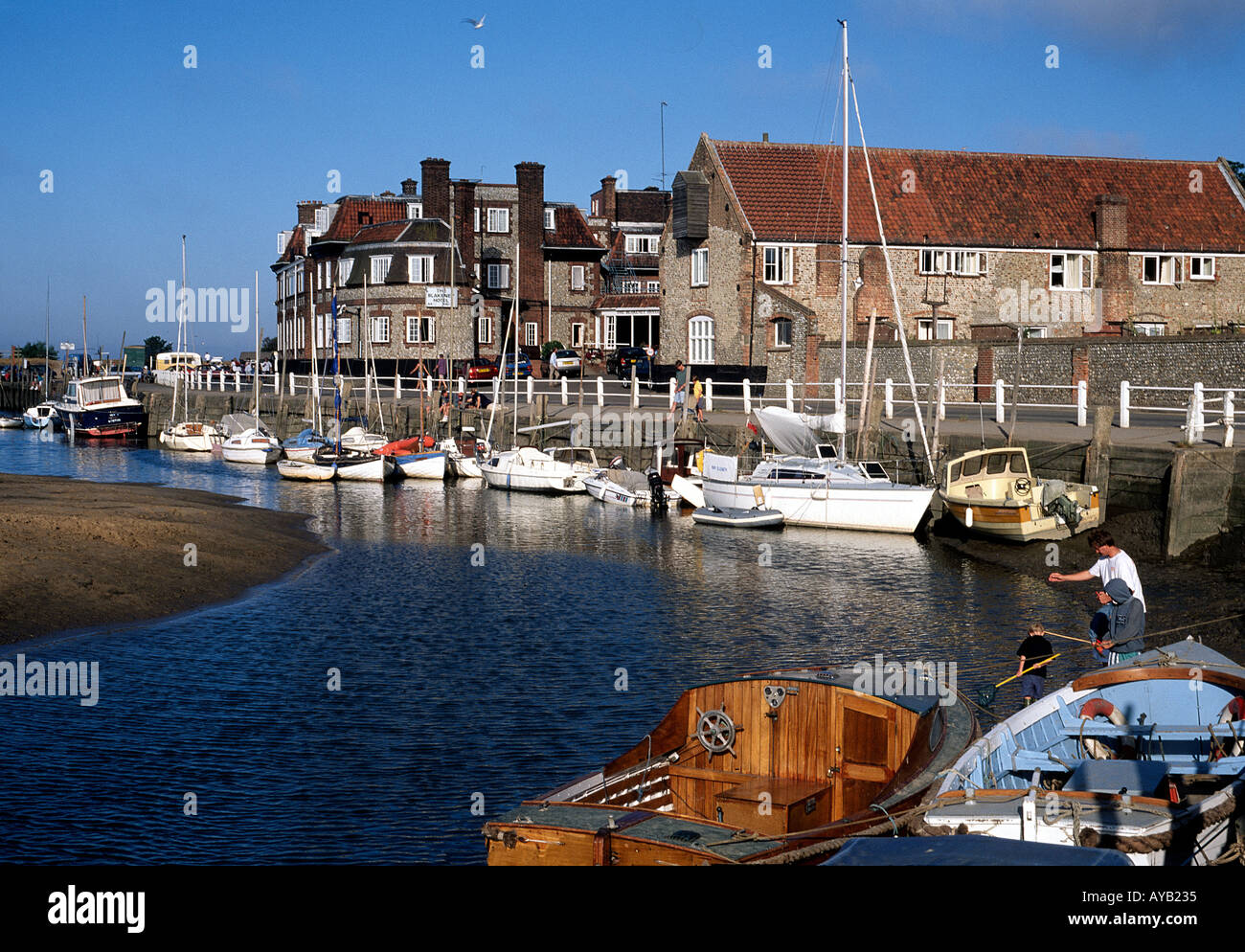 Blakeney Norfolk England Stockfoto