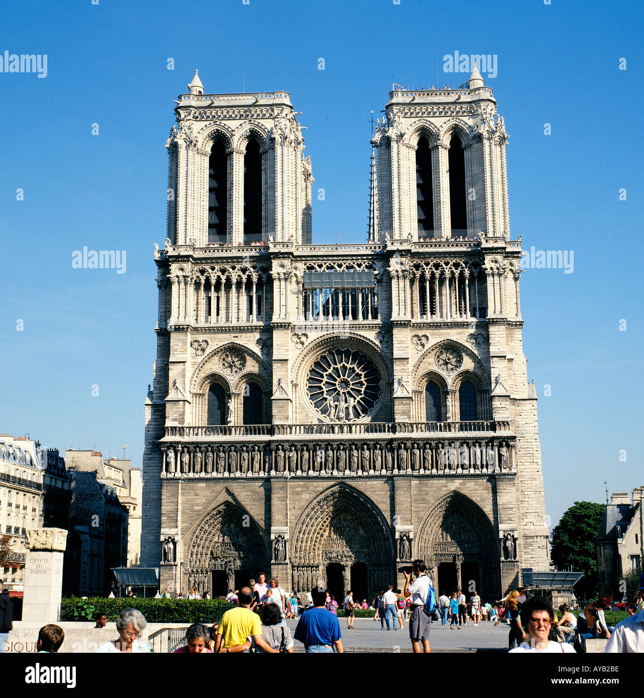 Notre Damme Paris Stockfoto