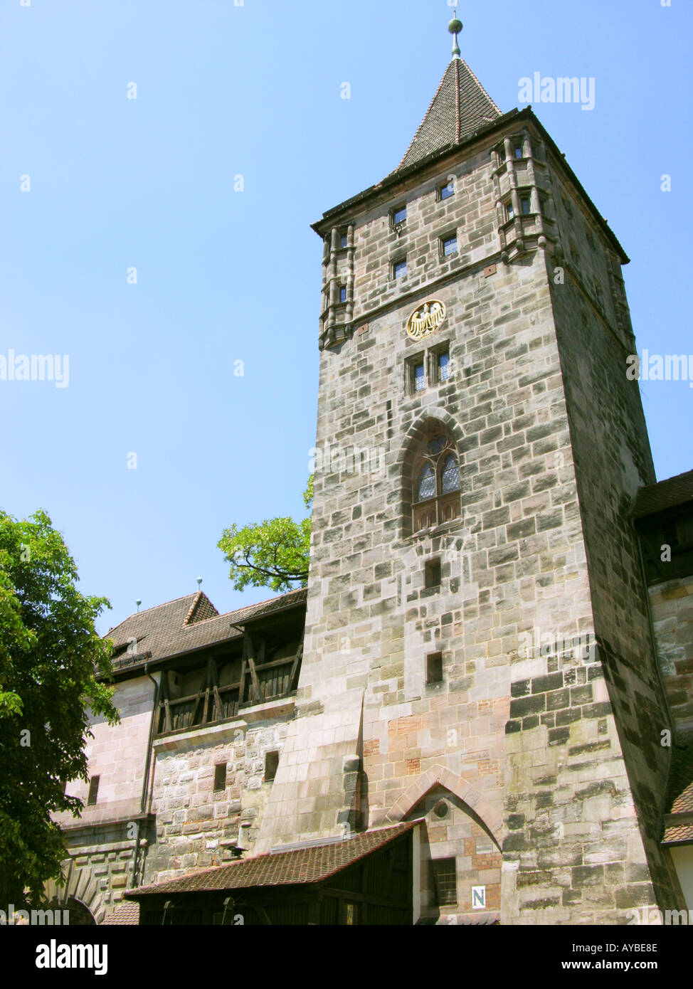 Nürnberg Nürnberg-Nürnberg-Platz am TIERGÄRTNERTOR Tiergaertnertor in der Nähe von IMPERIAL Burgtor TURMTOR Stockfoto
