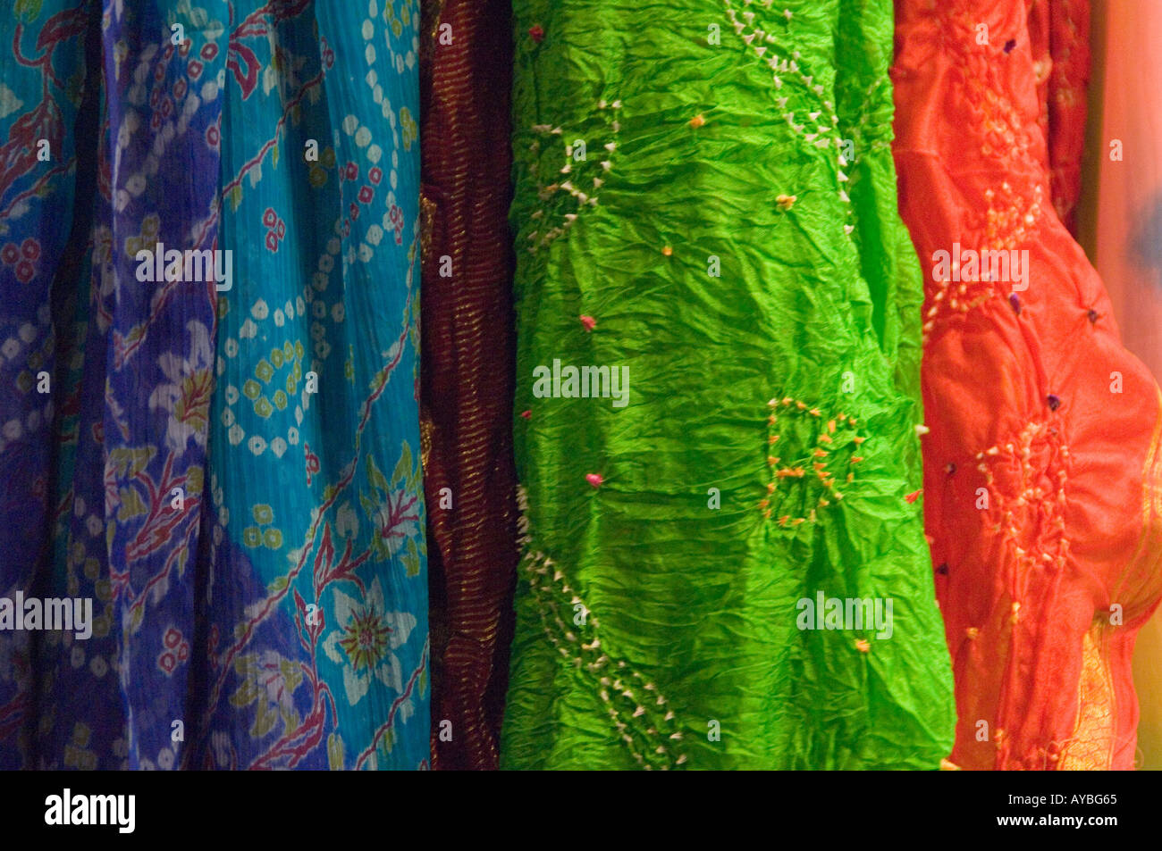 Gemusterter Stoff Indien Stockfotos und -bilder Kaufen - Alamy