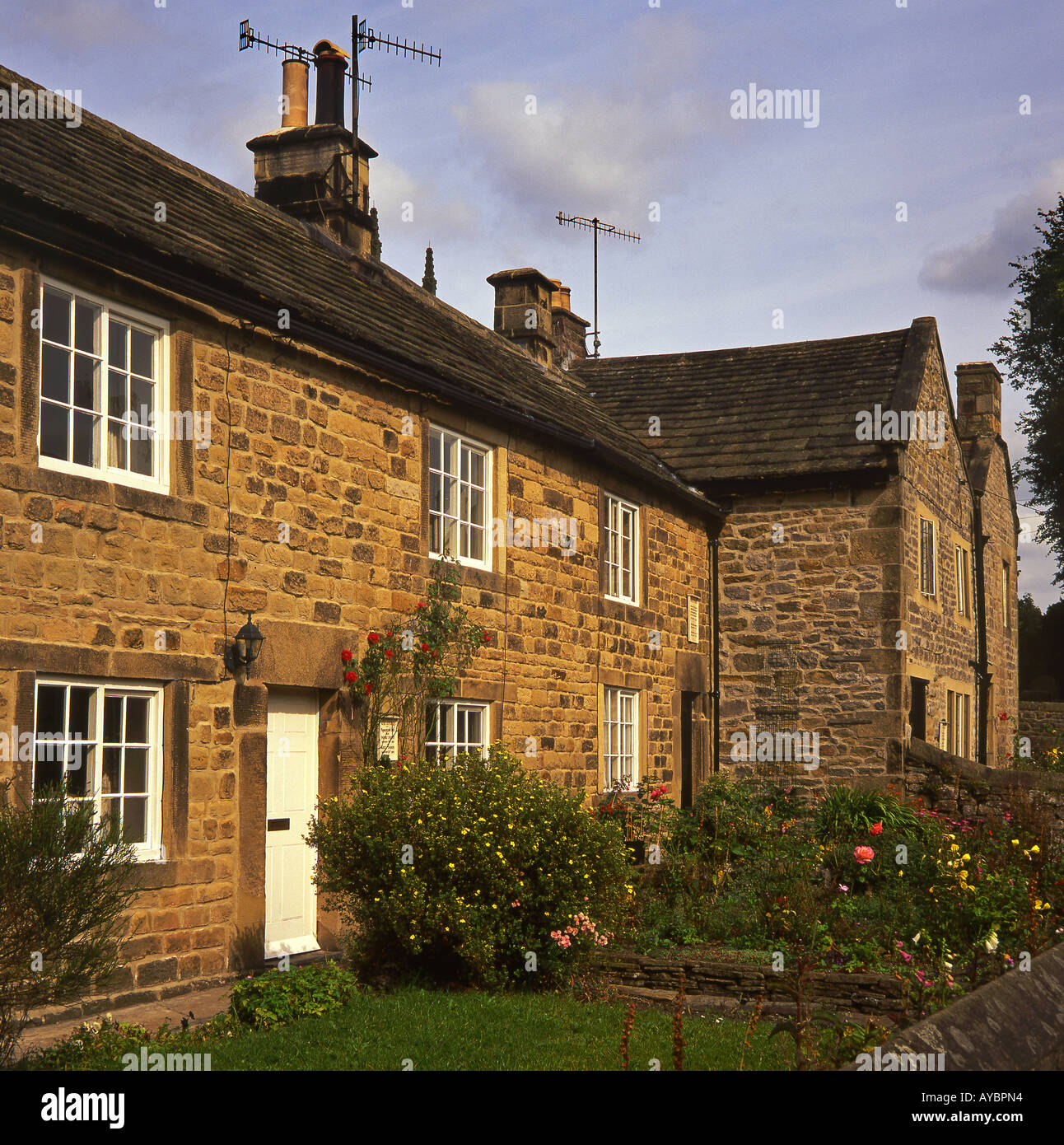 Die Pest auf dem Land, Dorf Eyam, Peak District National Park, Derbyshire, England, Vereinigtes Königreich Stockfoto