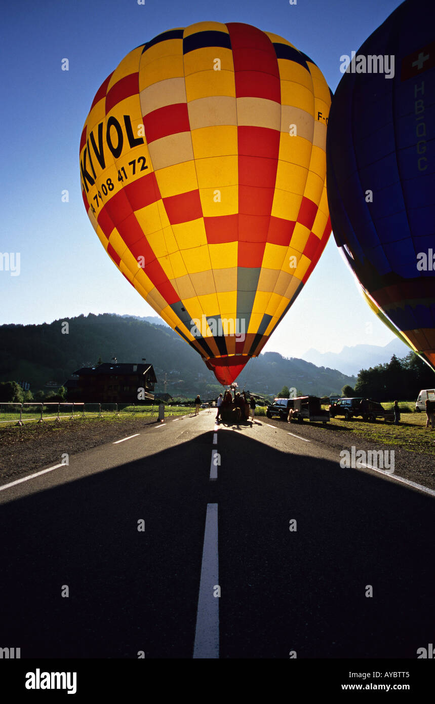 Heißluft Ballons Festival Frankreich Stockfoto