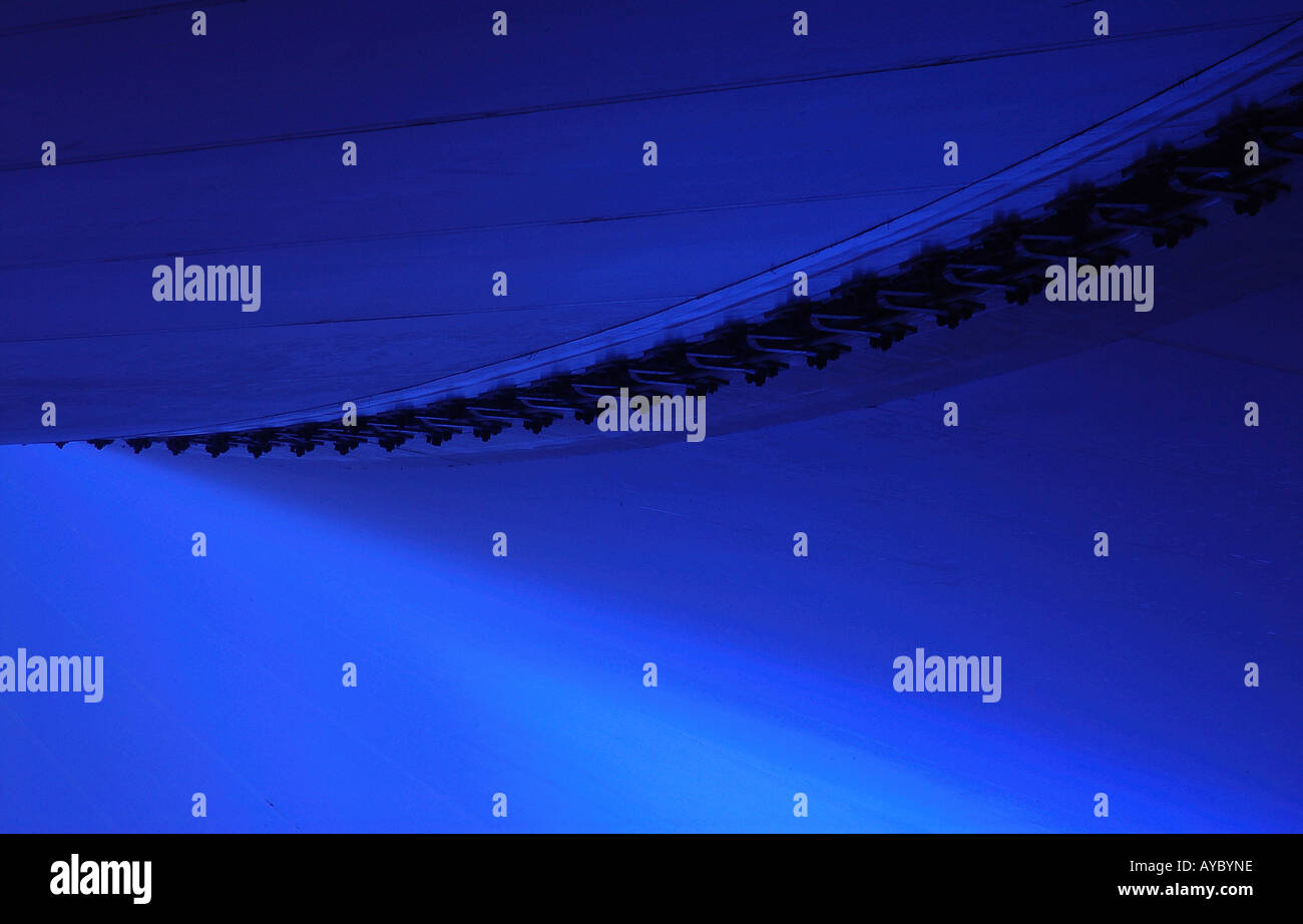 Blaues Licht Stockfoto