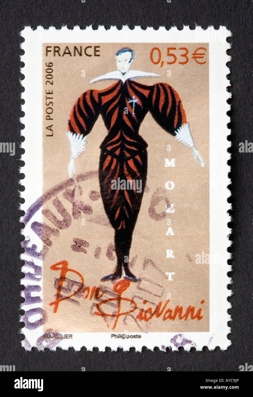 Französische Briefmarke Stockfoto