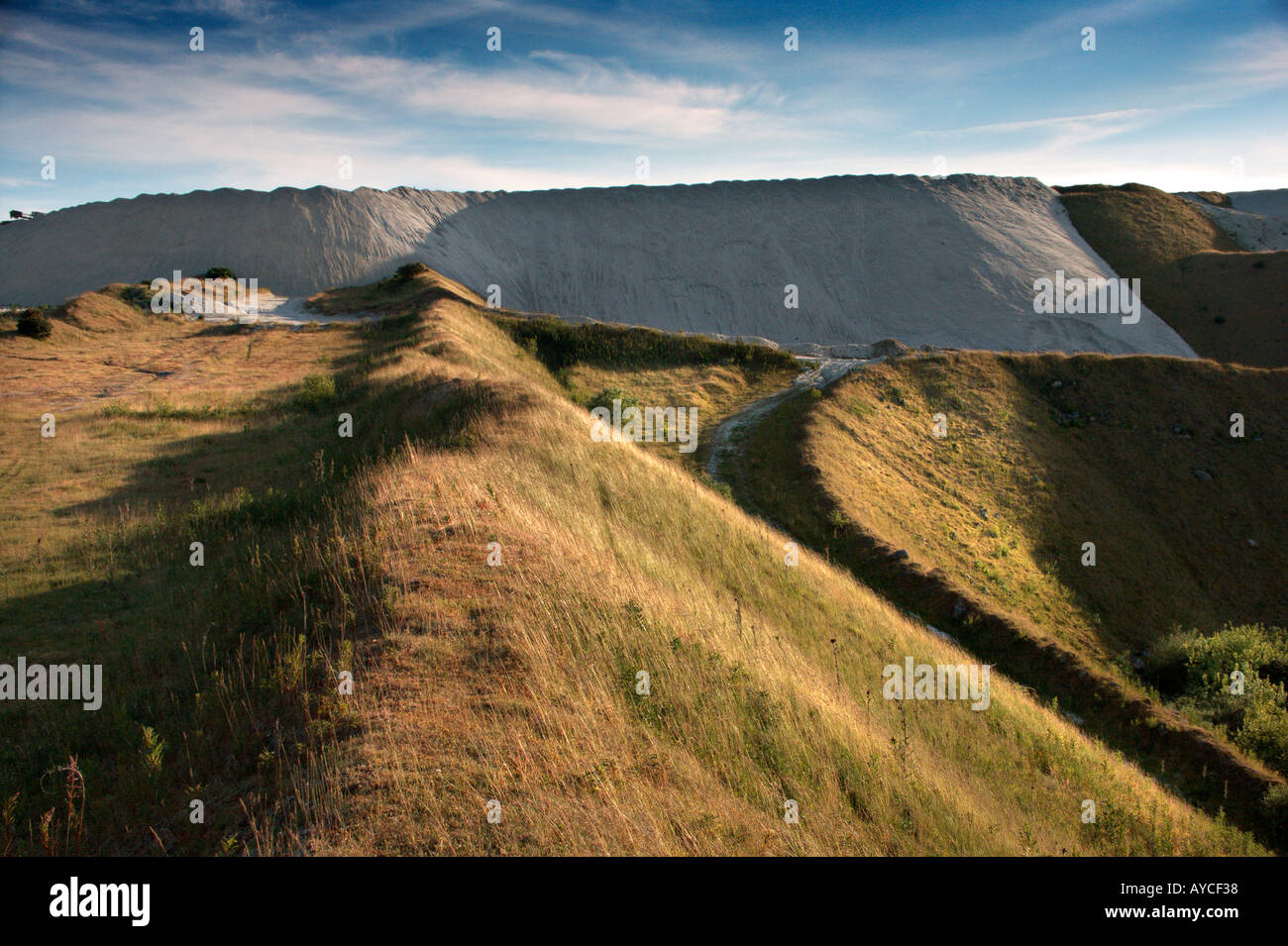 Ein Porzellanerde verderben Tipp in der Nähe von St Austell in Cornwall Stockfoto