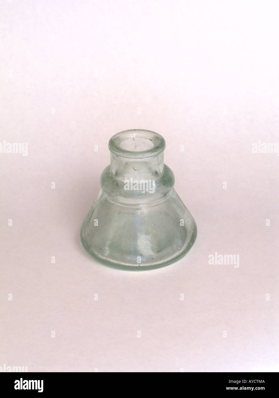 Glas Tintenfass Stockfoto