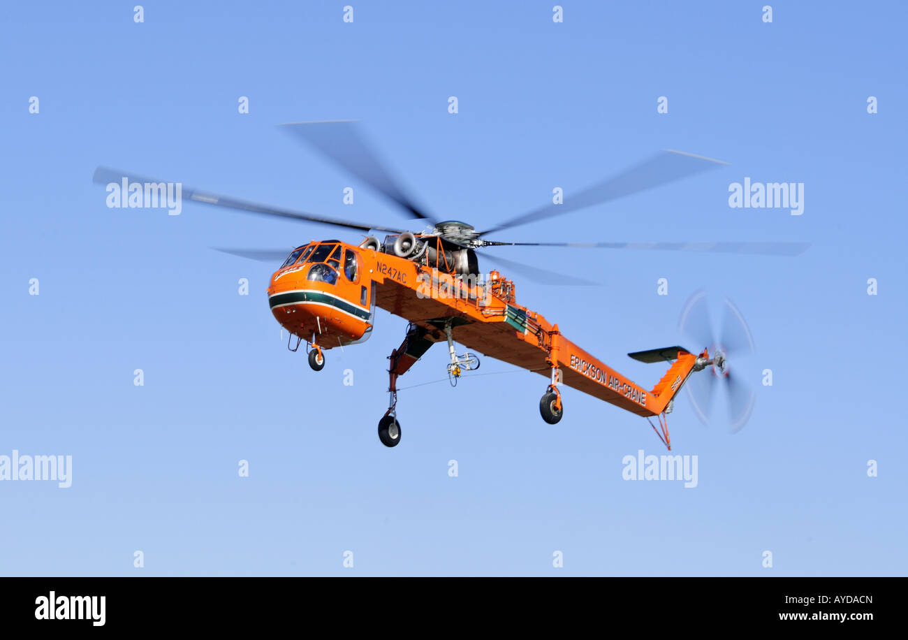 Sikorsky S-64E Skycrane den Spitznamen "Jerry" Stockfoto