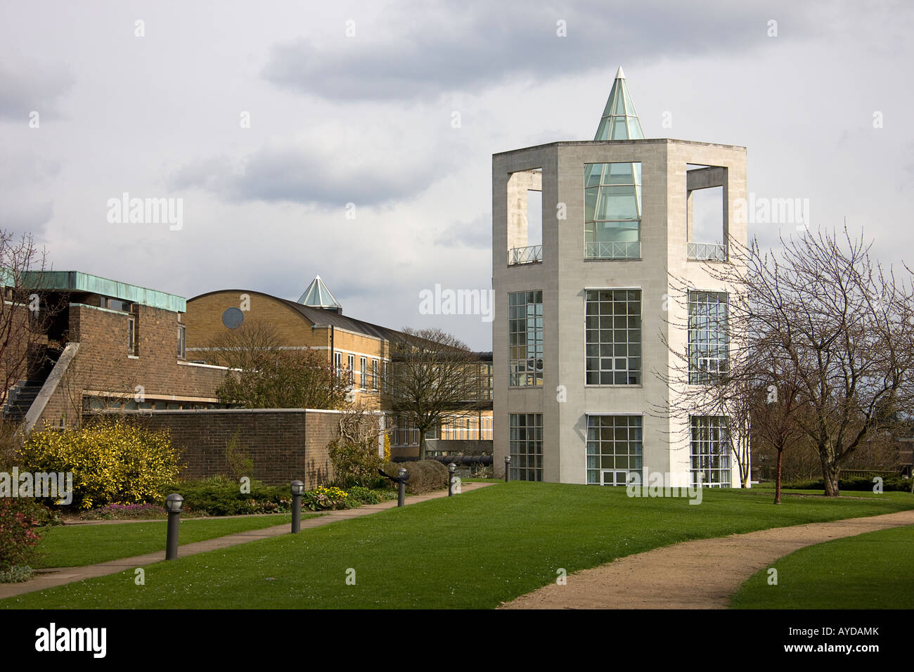 Churchill College Moller Zentrum. Cambridge. Cambridgeshire. East Anglia. VEREINIGTES KÖNIGREICH. Stockfoto