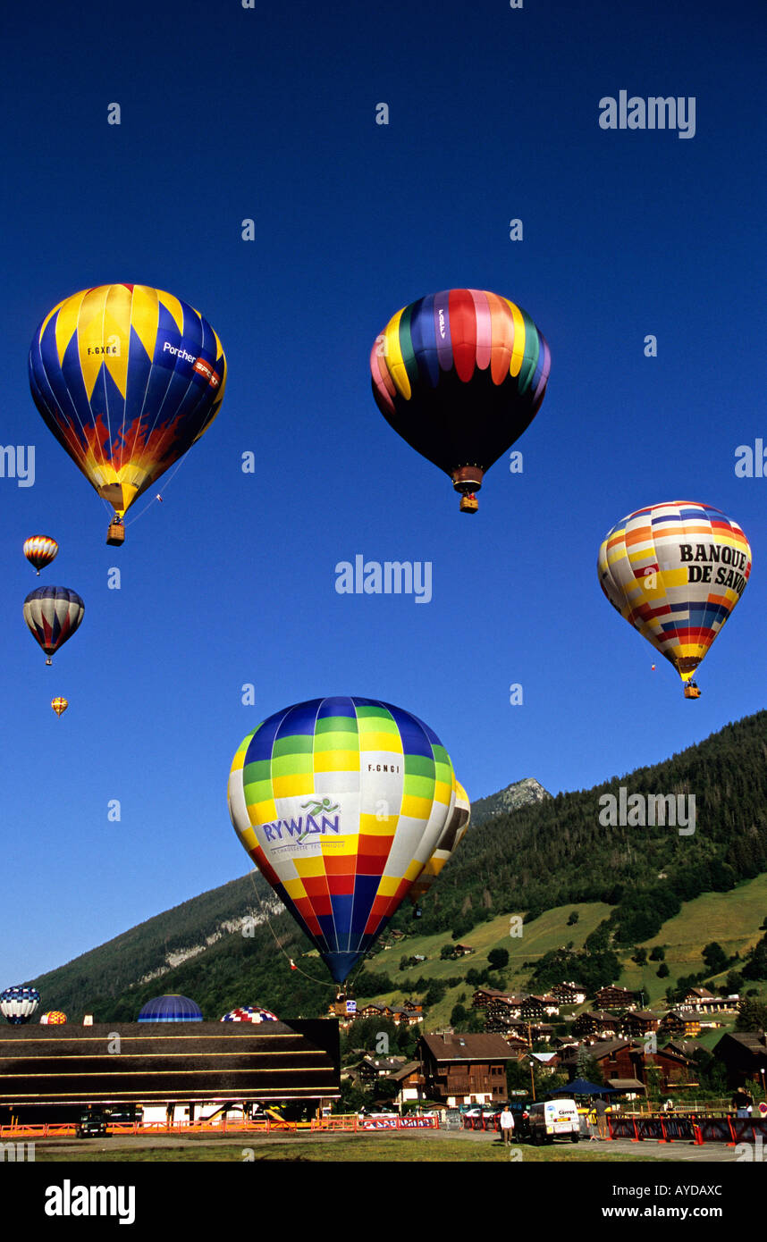 Heißluftballon Stockfoto
