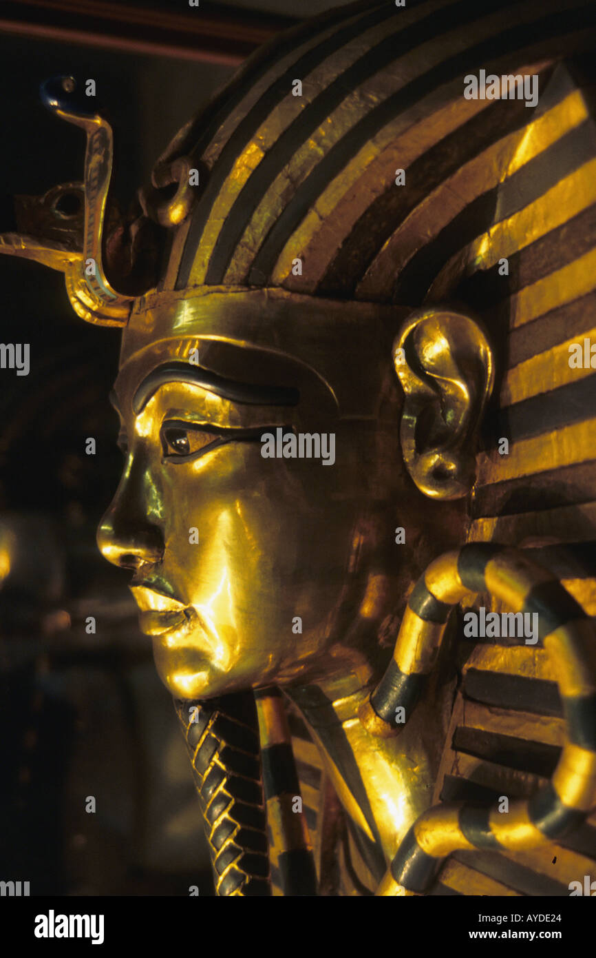 Ägypten Kairo ägyptische Museum Tutanchamun s Sarkophag Stockfoto