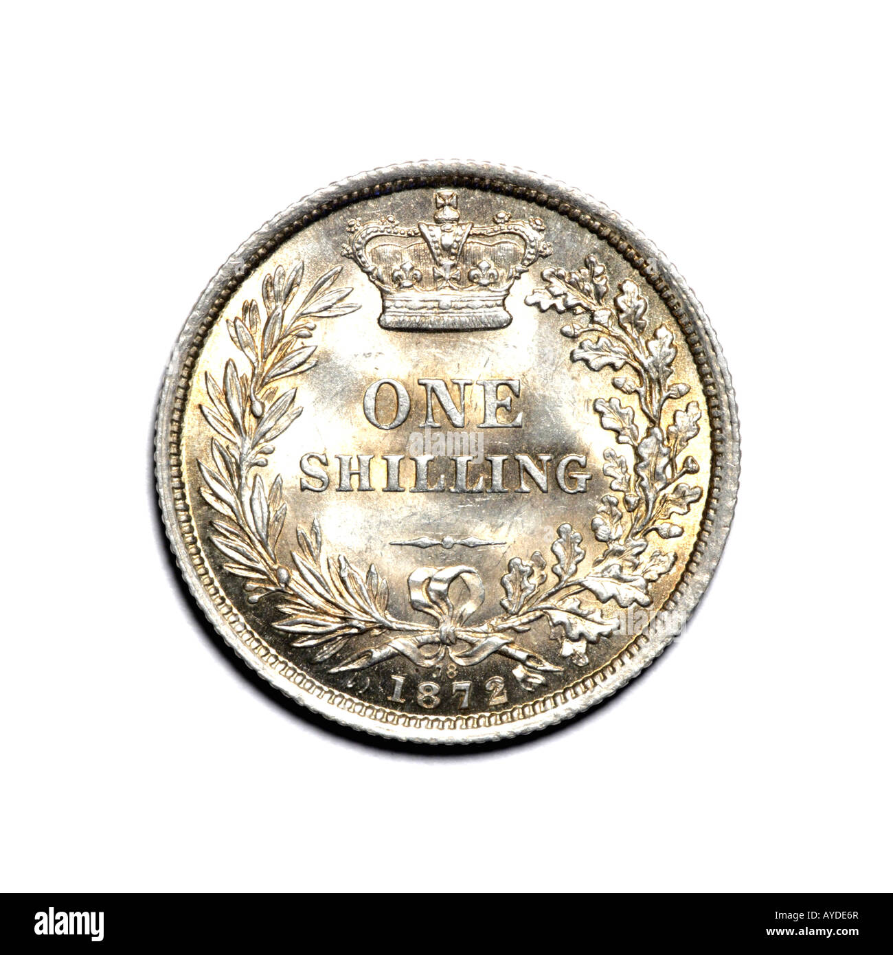 "1872 SCHILLING REVERSE" Stockfoto