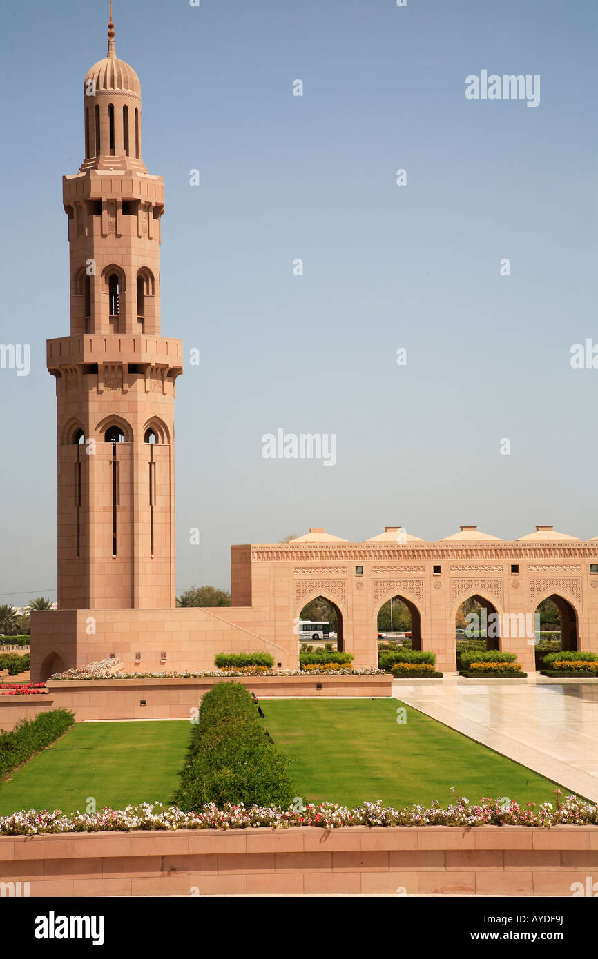 Oman Muscat Ghala Sultan Qaboos Grand Mosque Stockfotografie Alamy