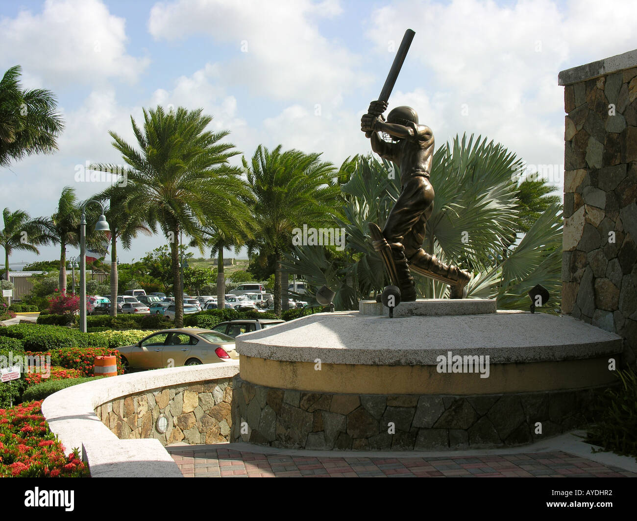 Sticky Wicket Cricket Club Antigua Stockfoto