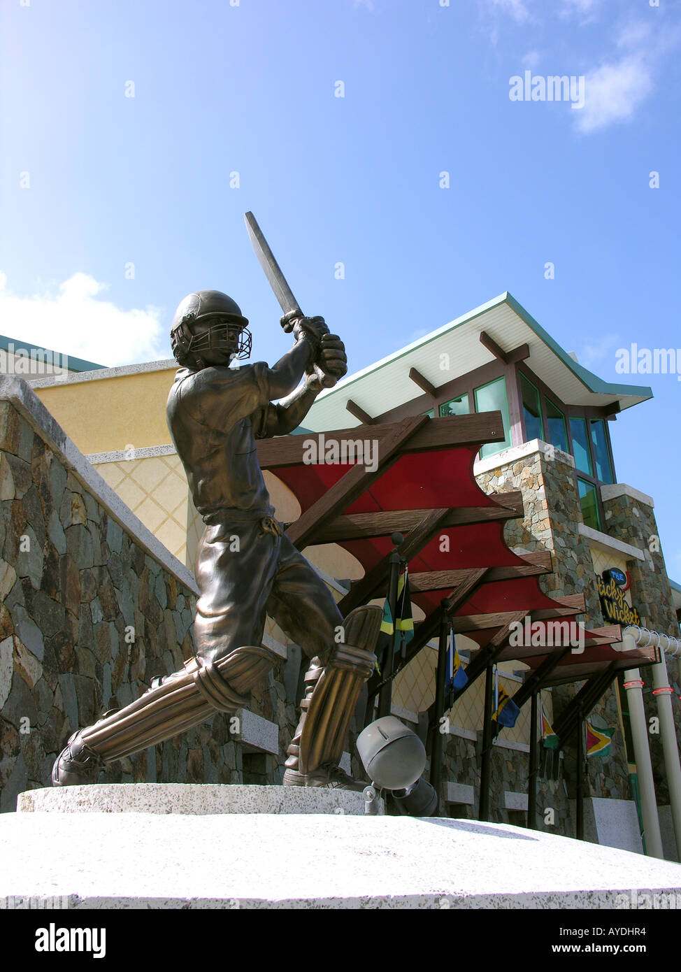 Sticky Wicket Cricket Club Antigua Stockfoto