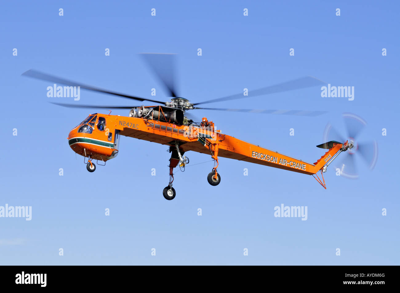 Sikorsky S-64E Skycrane den Spitznamen "Jerry" Stockfoto