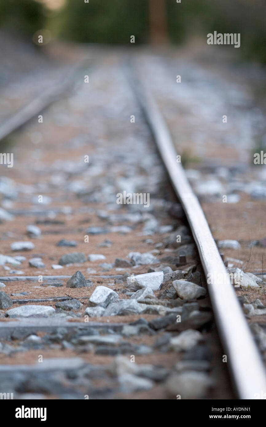 Bahn von Marmor mir über Laas, Südtirol, Italien Stockfoto