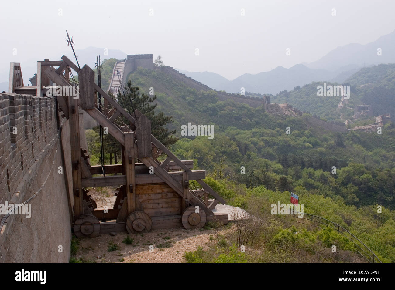 Chinesische Mauer bei Badaling Stockfoto