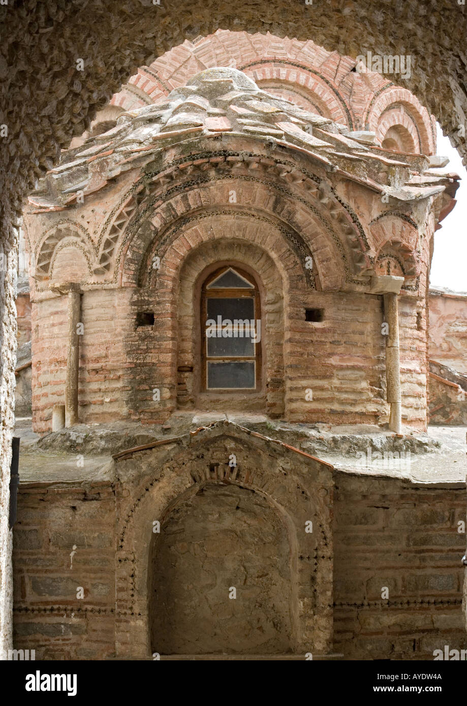 Byzantinische Kapelle in Pyrgi, Chios, Griechenland Stockfoto