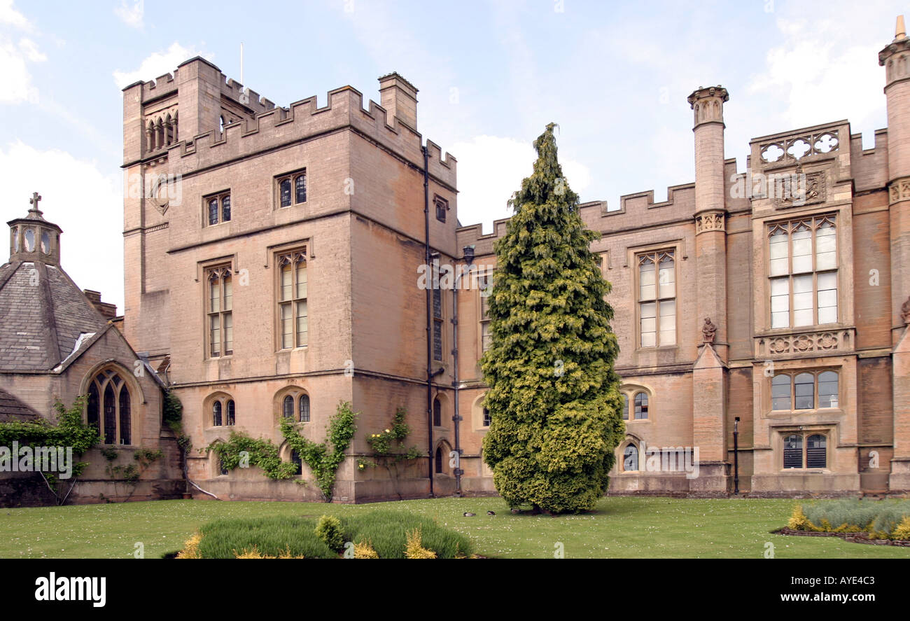 Newstead Abbey Nottingham ehemalige Wohnhaus des Dichters Lord Byron North Höhe Stockfoto