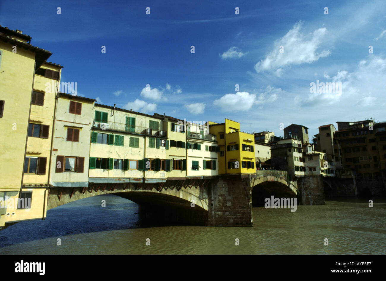 Ponte Vecchio-Florenz-Toskana-Italien Stockfoto