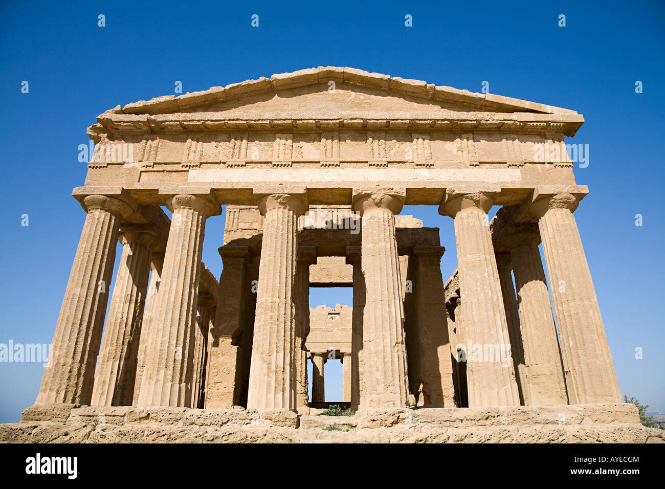 Tempel der Eintracht Stockfoto