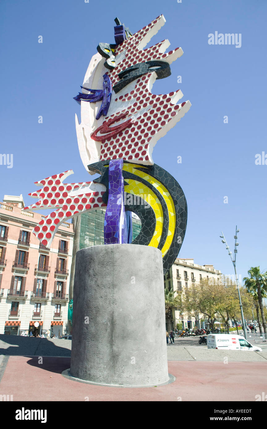 Barcelona, Spanien, Kunst, Denkmal, desing, Straße, Reise, Reisen, Architektur Stockfoto