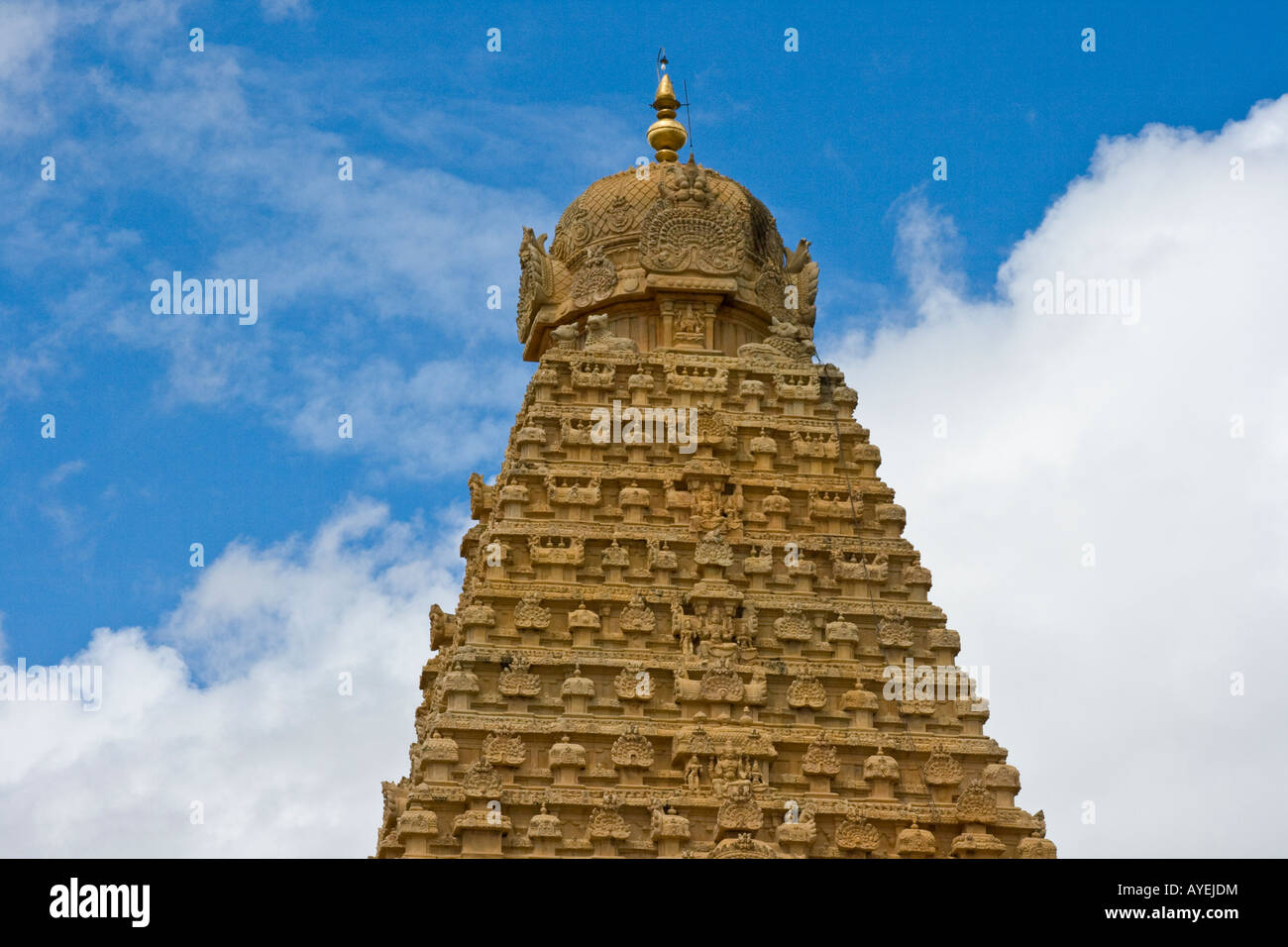Brihadishwara-Hindu-Tempel in Thanjavur Südindien Stockfoto