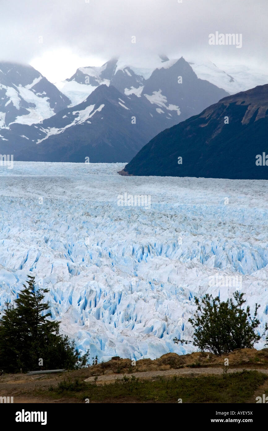 Der Perito-Moreno-Gletscher befindet sich im Los Glaciares Nationalpark in Patagonien Argentinien Stockfoto